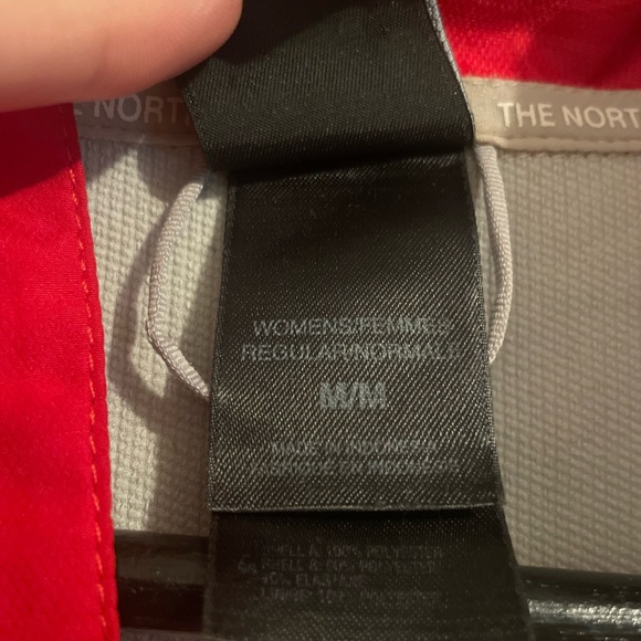 The North Face Womens Windbreaker Jacket Red Zip Medium Flight Series - Picture 3 of 7